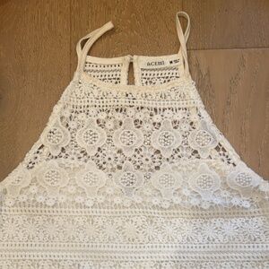 Very expensive top. Worn once.